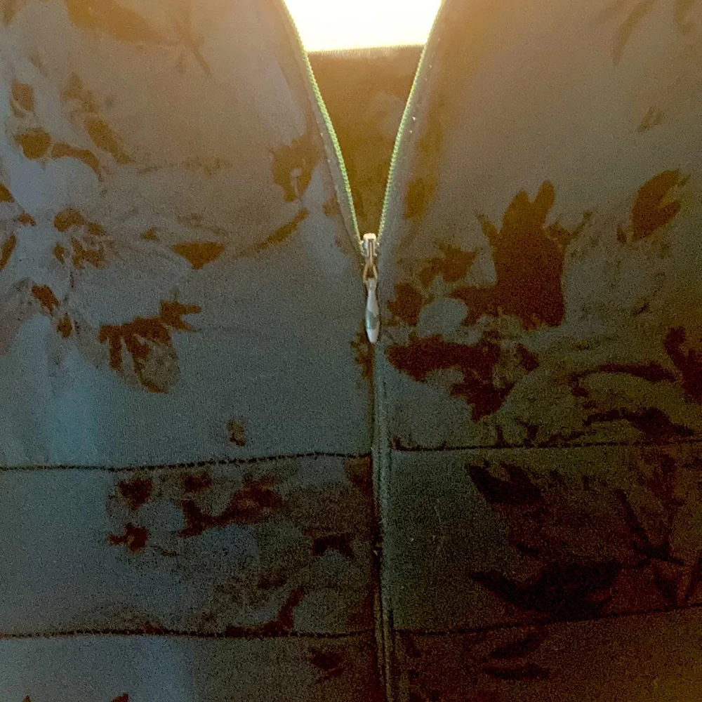 🤑SOLD🤑 Vintage, Velvet & Verve Floral EUC Dress (S) - Picture 4 of 6